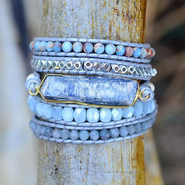 Spirit Blue Chakra Topaz Bracelet-Your Soul Place